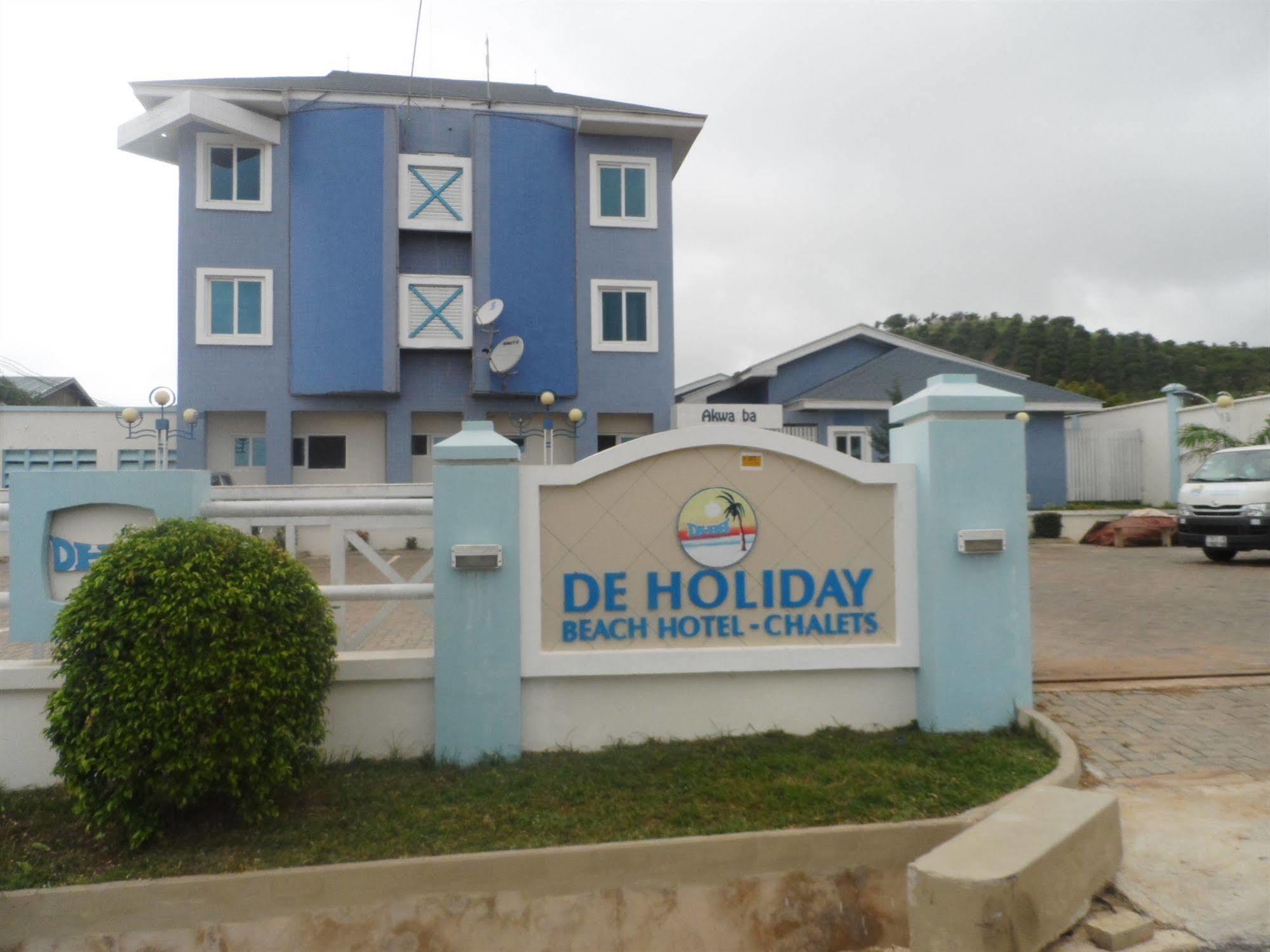 De Holiday Beach Hotel Kokrobite Ngoại thất bức ảnh